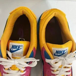 Nike Air Max 90 Men’s Multicolor Suede University Gold CJ0612-700 Size11 Nike Air Max 90 Multicolor Suede University Gold Blue CJ0612  main image 2